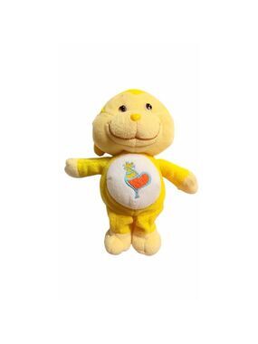 Care Bears Cousins Playful Heart Monkey Plush Yellow Vintage 2004
